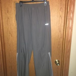 Gray Reebok sweatpants